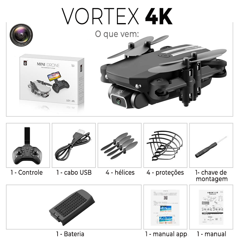 Drone Vortex 4k - Drone Profissional